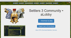 Desktop Screenshot of lobby.siedler3.net