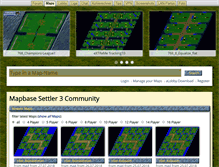 Tablet Screenshot of mapbase.siedler3.net